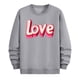 thumbnail image 4 of Ceisia Men's Regular-Fit Crew-Neck Heart-Letter Printed Casual Sweatshirt Gift, 4 of 6