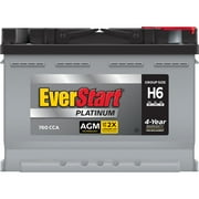 EverStart Platinum AGM Automotive Battery, Group Size H6/LN3/48, 12 Volt, 760 CCA