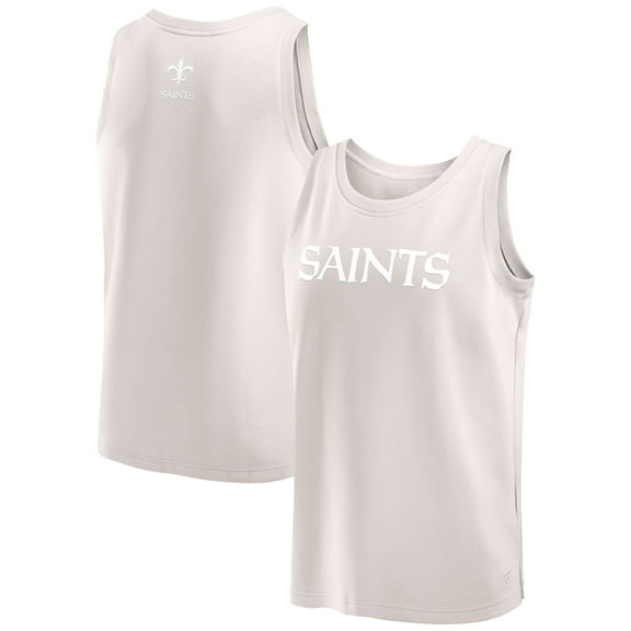 Men's Fanatics Cream New Orleans Saints Elements Tank Top