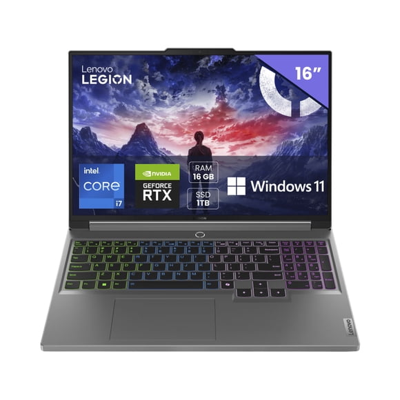 LAPTOP LENOVO LEGION 5 16IRX9 16" CORE I7 14650HX RAM 16GB SSD 1TB NVIDIA GEFORCE RTX 4060 8GB W11H