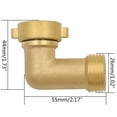 thumbnail image 4 of BQBQERT Garden 90 Degree Hose Elbow Water Pipe Hose Fittings Connector Brass Quick Connection Adapter Brass, 4 of 10