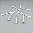 thumbnail image 3 of Tubo LED de 10 piezas, conector de tubo LED T5 T8, cable de extensión de extremo doble macho a macho, cable de conexión de lámpara para tubo fluorescente LED incorporado, portalámparas blanco, 3 of 4