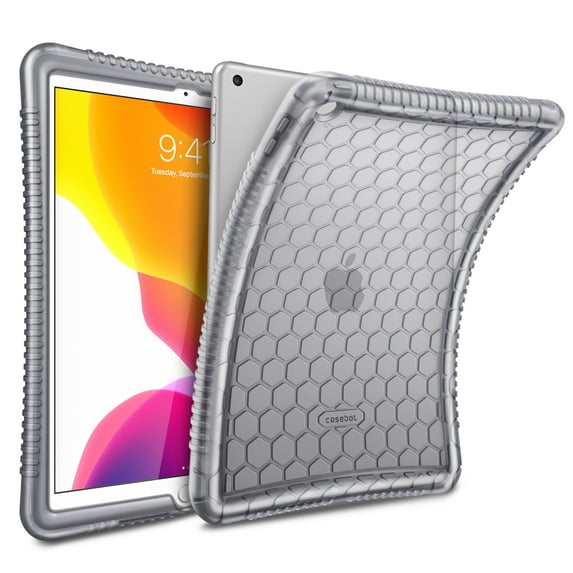 Fintie Silicone Case for 10.2-inch iPad 9th/ 8th/ 7th Generation - Kids Friendly Shockproof Protective Cover 10.2" iPad (2021/ 2020 / 2019 Model)