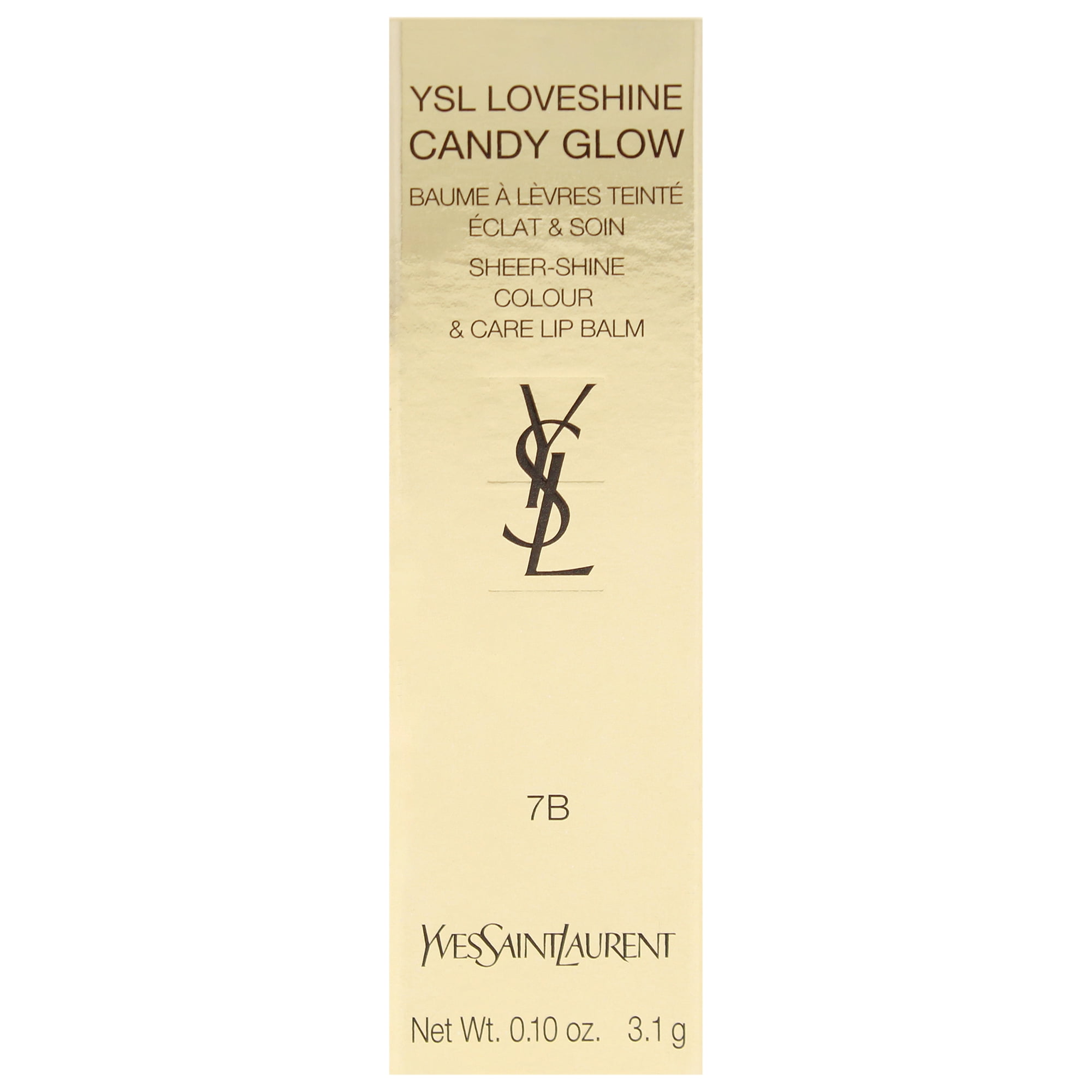 Yves Saint Laurent Loveshine Candy Glow Lip Balm - 7B Nude Pleasure , 0.10 oz Lip Balm