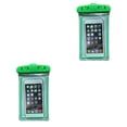 thumbnail image 3 of stanreset Waterproof Phone Pouch Diving Swimming Bag Underwater Dry Bag Case green 2PCS, 3 of 6