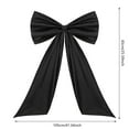 thumbnail image 3 of JHEHF Large Bow Tie Large Ribbon Oversized Hanging Wall Decoration 26 X 41 Inch Ribbon Birthday Wedding Party Wall Decor for Room Door Tree Topper, 3 of 8