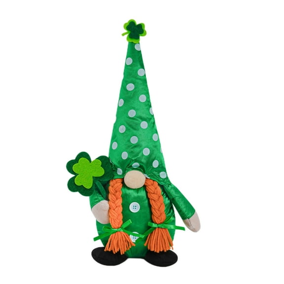 BOBOMOTI St Patricks Day Decorations Clearance Green St Patricks Gnome Plush Tomte Elf Doll Saint Patrick's Day Irish Decorations Table Ornament