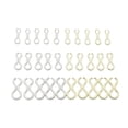 thumbnail image 4 of 100Pcs for Do-It Loops Fishing Sinkers Jigs Lure Wire Eyelets Splay Rings Gold Medium Size, 4 of 8