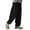 Black, variant on Toddler Boys Solid Color Ribbed Stripe Sweatpants, Elastic Waistband Casual Sport Pants for Kids, Comfortable Playground Wear for Daily Outdoor Activities and Playtime Coffee