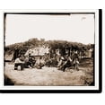 thumbnail image 2 of Historic Framed Print, Petersburg Virginia. Cock fighting at Gen. Orlando B. Willcoxs headquarters, 17-7/8" x 21-7/8", 2 of 9