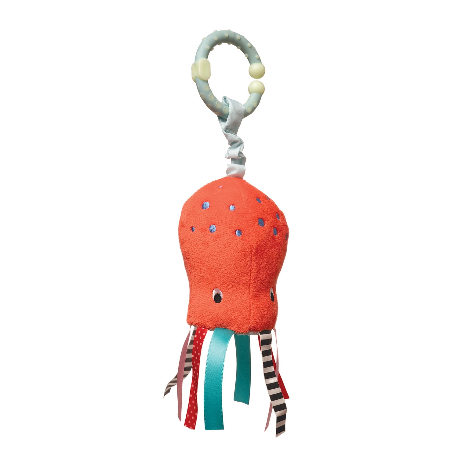 Manhattan Toy Under the Sea Octopus Rattle and Mirror Travel Toy