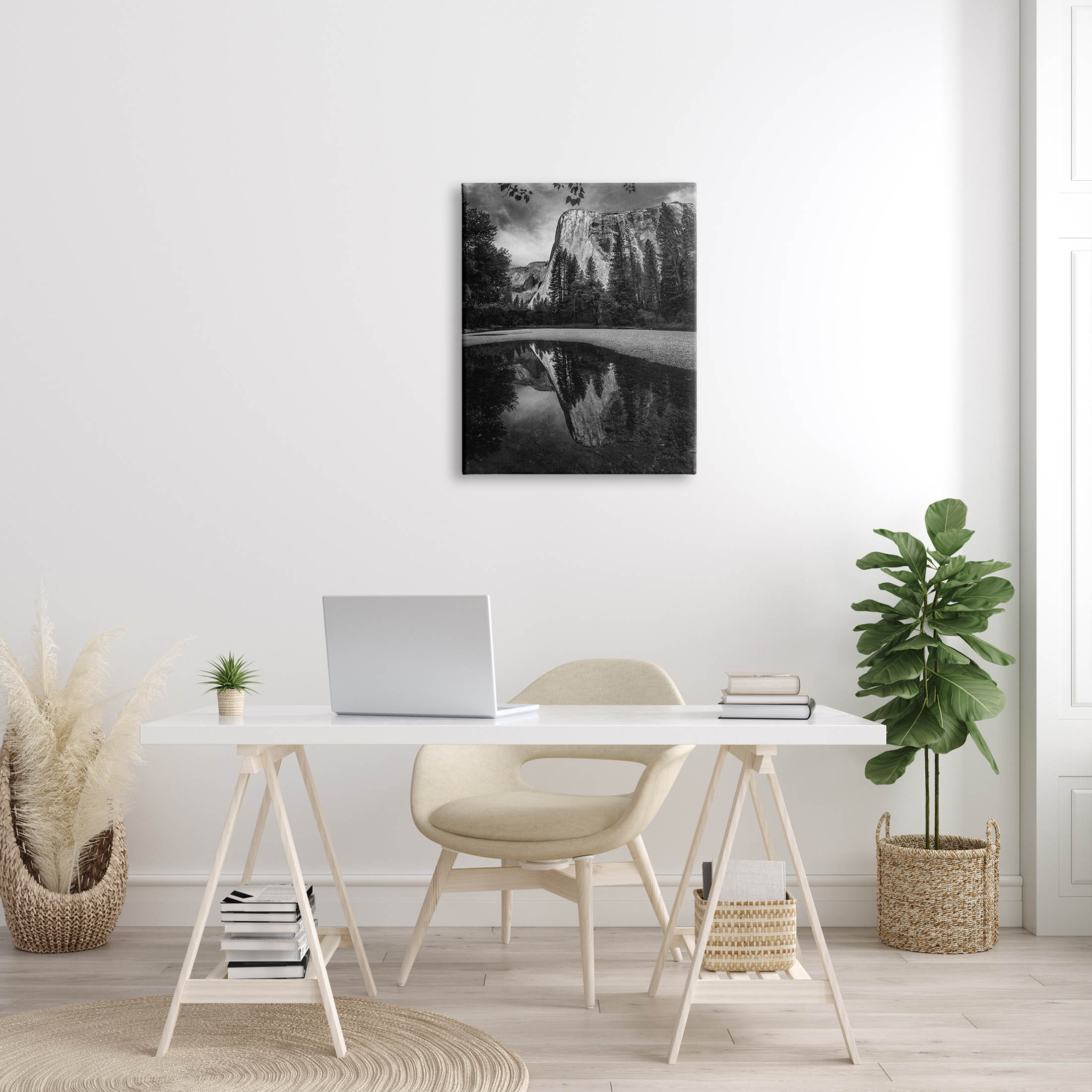 Stupell Industries Yosemite Wildlife Nature Reflection Photograph Gallery Wrapped Canvas Print Wall Art, Design by Andre Eichman