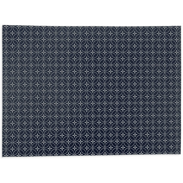 Seig Navy Kitchen Mat by Kavka Designs