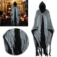 thumbnail image 4 of Capa Aterradora para Adultos Traje Fantasma Suministros Fiesta Disfraz Halloween, 4 of 9