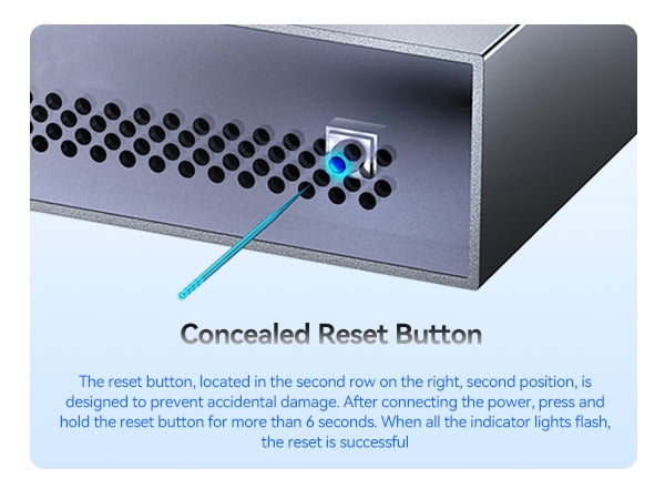 6-Port 2.5G Web Managed Ethernet Switch, VLAN/QoS/STP/IGMP/LACP Supported, Fanless Easy Smart 2.5Gb Network Switch, Aluminum Housing, Desktop/Wall-Mount
