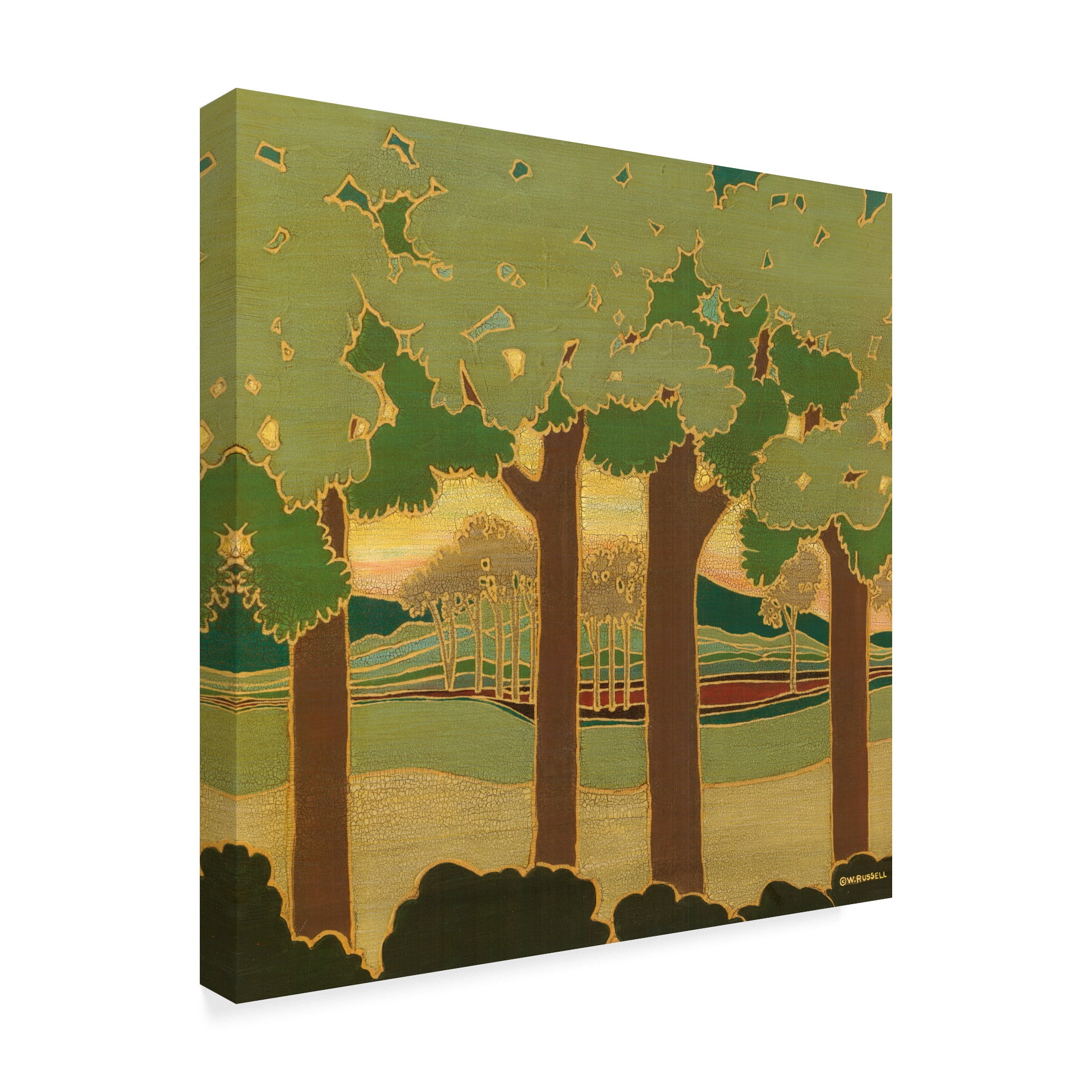 Trademark Fine Art 'Arts And Crafts Landscape II' Canvas Art by Wendy Russell