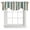 Multicolor, variant on Turquoise Beige Tie Up Valance Curtains for Windows, Kitchen Curtains Window Shades, Boho Vertical Stripes Bohemian Retro Light Filtering Roman Curtain Valances for Bedroom/Bathroom/Cafe 60"x18"