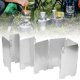 thumbnail image 3 of 20242 clavijas para enchufe de acampada al aire libre, tabla de viento de aleación de aluminio, 9 placas, cocina Pantalla de viento, 3 of 5