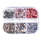 thumbnail image 2 of Uñas postizas, uñas postizas, regalos para mujeres, nuevo estilo, lentejuelas para uñas, colores veraniegos, uñas irregulares translúcidas, pegatinas para uñas con diseño irregular., 2 of 2