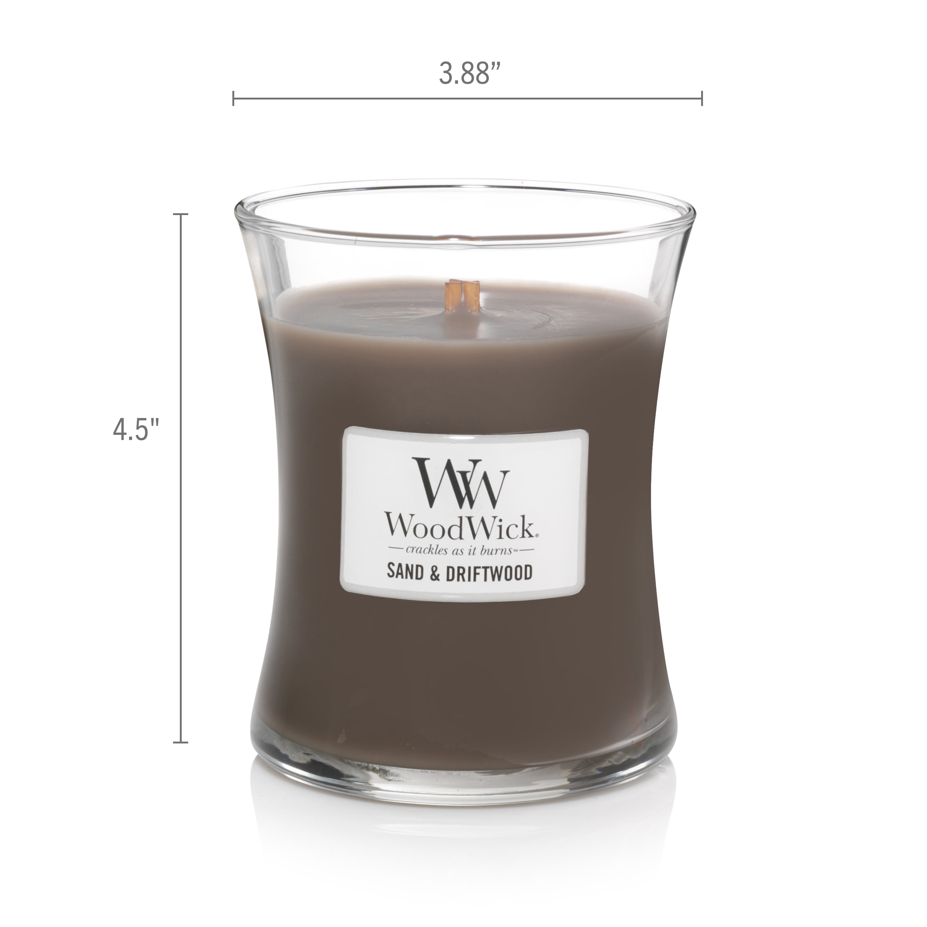 Sand & Driftwood WoodWick® Medium Hourglass Candle - Medium