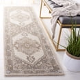 thumbnail image 2 of SAFAVIEH Metro Bevis Medallion Runner Rug, Ivory/Beige, 2'3" x 8', 2 of 8
