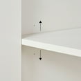 thumbnail image 6 of ARIEL Milan 73 Inch Double Rectangle Sink Bathroom Vanity with Pure White Quartz Countertop 1.5 Inch in Warm White, 6 of 7
