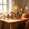 thumbnail image 5 of Happy Halloween Wooden Tabletop Sign,Ghost Pumpkin Bat Layered Mantel Decor,Freestanding Farmhouse Shelf Ornament Holiday Gift, 5 of 6
