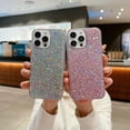 thumbnail image 3 of SaniMore Case for iPhone 15 Pro (6.1" 2023), Glitter Bling Backplane for Girls Women Luxury Fashion Shockproof Anti-drop Slim Lightweight Shell for iPhone 15 Pro 6.1" 2023, Skyblue, 3 of 9