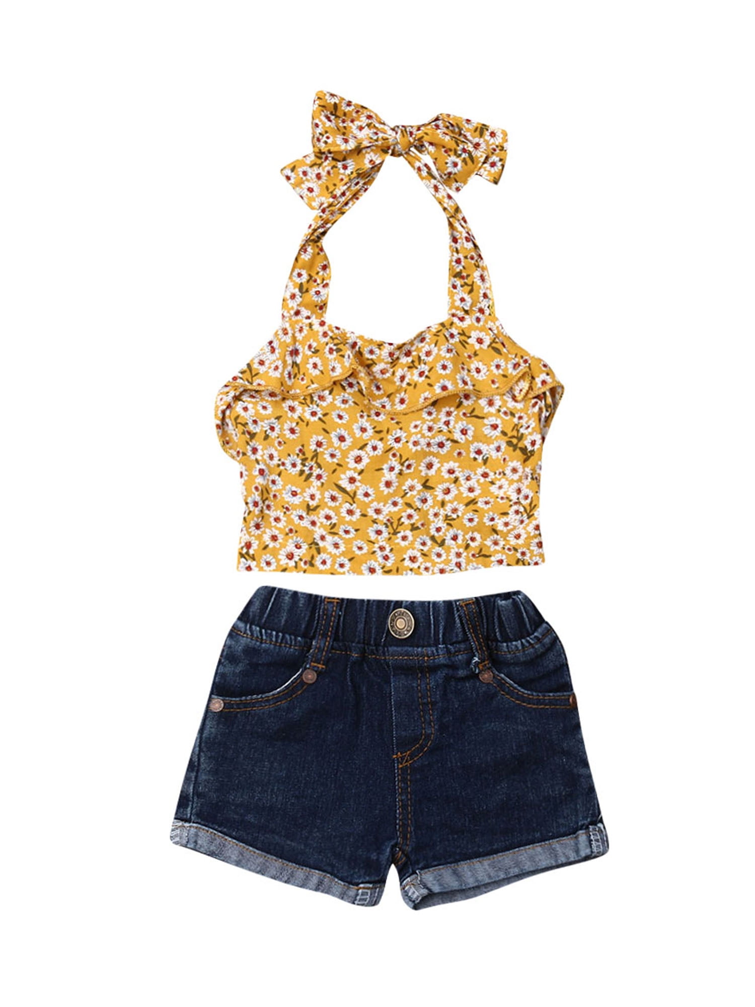 newborn denim shorts