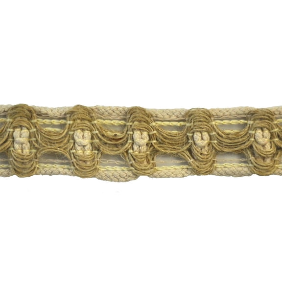 Belagio Enterprises - 1 1/4" width Jute Braid Trim (25 Yard Roll) - BF-1614