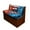 Fire American Flag, variant on FOR U DESIGNS Highland Cattle Pumpkin Pattern RV Dinette Cushion Covers Wear-Resistan Camper Cushion Slipcover Comfortable Loveseat Sofa Chair Cover 1 Backrest Covers and 1 Bench Covers