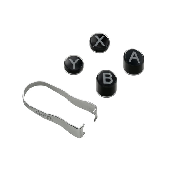 Gulikit Switch-Layout Keycap Replacement Kit – Compatible with ES/TT/KK3 Series Controllers, Anti-Slip Textured ABXY Buttons for Pro Gaming Customization