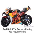 thumbnail image 2 of Maisto 1 : 18 2021 GP Racing Red Bull KTM Factory Die Cast Vehículos Coleccionables Modelo De Motocicleta Juguetes, 2 of 4