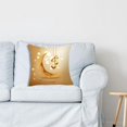 thumbnail image 3 of Funda de almohada cuadrada decorativa suave, funda de cojín, funda de almohada con cierre oculto luna de dos luces, 3 of 8