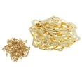 thumbnail image 1 of yuksok 20 Sets Office Supplies Double Hole File Lab Library Cabinet Drawer Card Holders golden, 1 of 9