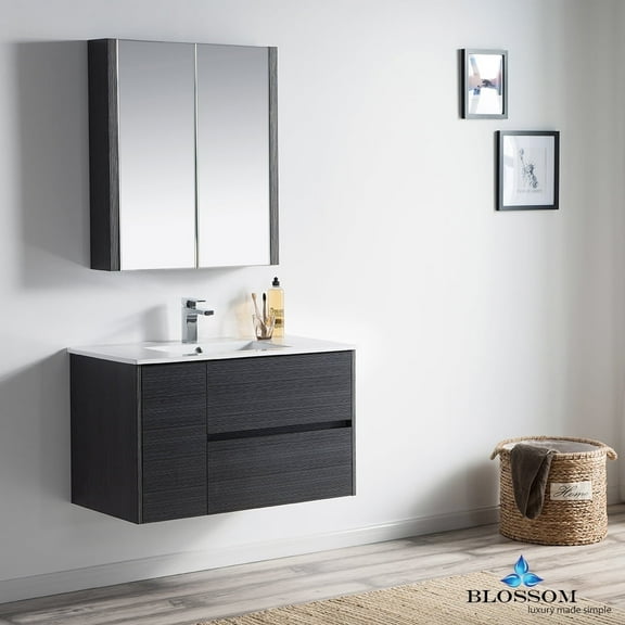Valencia 36" w/ Medicine Cabinet (Silver Grey)