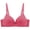 Red, variant on Wireless Comfy Bra for Women New Women's Daily Adjustable Underwear Gathered Thin Bra without Steel Ring Coffee 44