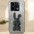 thumbnail image 3 of Gift compatible Xiaomi Redmi Note 13 Pro 5G/ Poco X6 5G Phone Case Lovely Rabbit PC+TPU Pull-out Kickstand Cover, 3 of 5