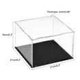 thumbnail image 2 of Caja de exhibición clara de acrílico Uxcell, protección contra el polvo, cubo de exhibición para coleccionables, caja de 7.9x7.9x5.9 pulgadas, 2 of 6