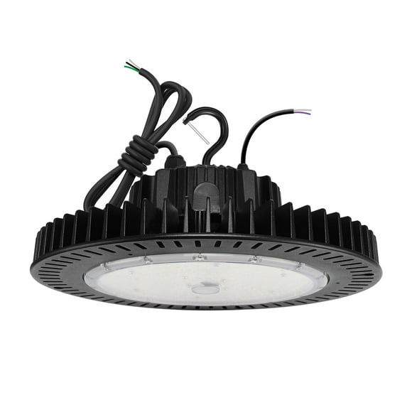 OPENLUX 150W UFO LED High Bay Light, 21750LM 0-10V Dimmable High Bay LED Shop Lights UL DLC Approved Warehouse Light 5000k Daylight