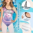 thumbnail image 6 of Uorisanigo Bathing Suits for Girls Size 3-4 Quick Dry Adjustable Strap Beach Swimwear One Piece Axolotls Pool Party Summer Vacation Bathing Suit, 6 of 7