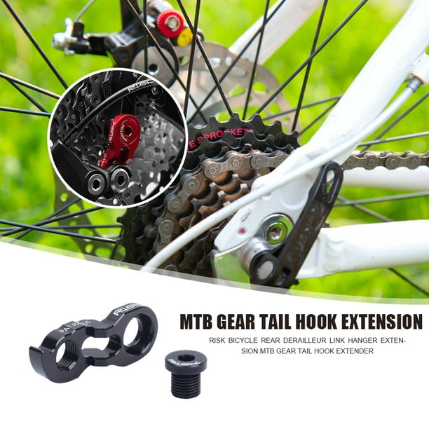 RISK Bike Rear Derailleur Link Hanger Extender Converter Extension MTB Road  Bicycle Frame Tail Hook Hanger
