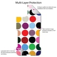 thumbnail image 4 of DistinctInk Custom SKIN / DECAL compatible with OtterBox Commuter for iPhone 11 Pro (5.8" Screen) - Rainbow Polka Dots, 4 of 5