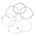 thumbnail image 1 of OULII 2Sets Professional Electric Guitar Strings Blue Nickel Plated Replacement Set for Guitar, 1 of 8
