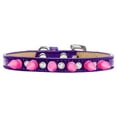 thumbnail image 5 of Mirage Pet Crystal and Bright Pink Spikes Dog Collar Pink Ice Cream Size 10, 5 of 6