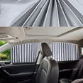 thumbnail image 1 of Stores Magnétiques Rideau de Voiture, Rideau Pare-Soleil Rétractable pour Fenêtre Latérale Argenté, 1 of 1