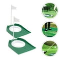 thumbnail image 2 of Mobutofu Golf Putting Practice Cup Green Compact Design Outdoor 2Pcs 7.1X6.9X5.3In, 2 of 5