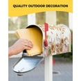 thumbnail image 5 of Fall Magnetic Magnetic Mailbox Covers Standard Size 18x21 Inch, Autumn Fallen Leaf Sunflower Pumpkin Mailbox Wraps Mailbox Post Cover Thanksgiving Autumn Holiday Mailbox Decor for Outside Garden Yard, 5 of 6