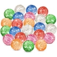 thumbnail image 1 of Pelotas hinchables Hxezoc con purpurina de 32 mm, 6 colores para niños, 24 unidades, 1 of 9