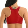 thumbnail image 4 of Sports Yoga Bra Seamless Underwear Mesh See-Through Stretch Workout Crop Vest Bras, 4 of 8